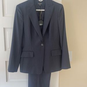 Brooks Brothers Navy Pinstripe Womens Suit.